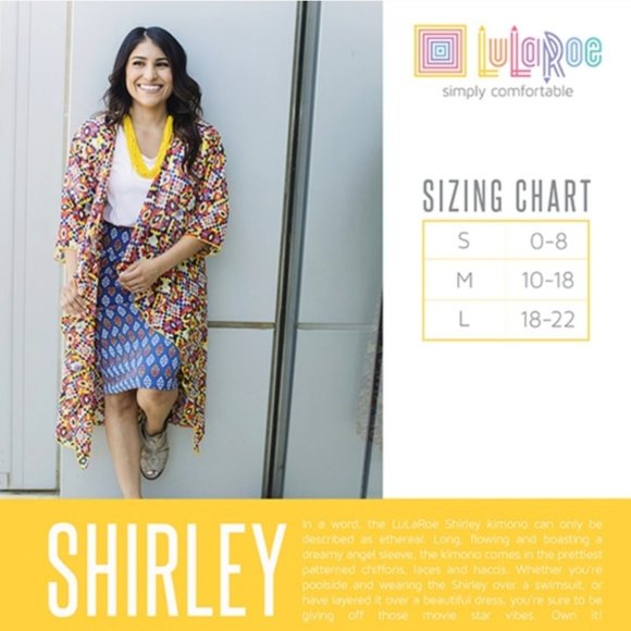 LuLaRoe Shirley Kimono top - Picture 2 of 9